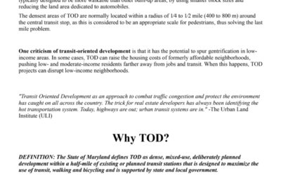 Why TOD Information